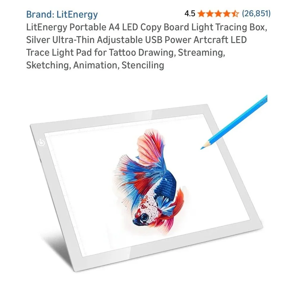 LED Art Light Tracing Board New Artist Tool Gift Boys and Girls